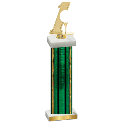 Single Green Glacier Golf Trophy