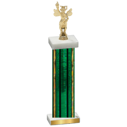 Single Green Glacier Academics Trophy