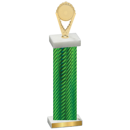 Single Green Carbon Fiber Insert Trophy