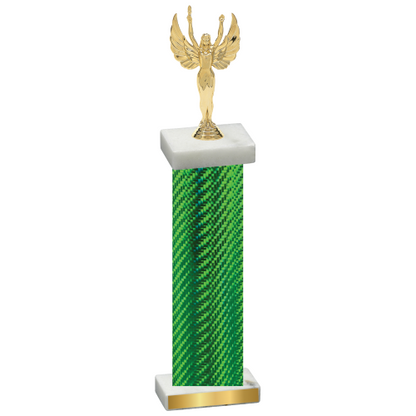 Single Green Carbon Fiber Victory Trophy