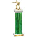 Single Green Carbon Fiber Shooter Trophy