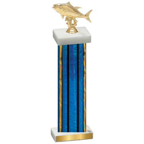 Single Blue Glacier Fishing Trophy