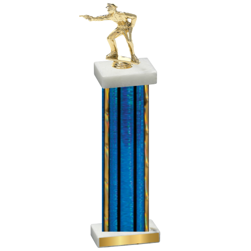 Single Blue Glacier Shooter Trophy