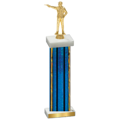 Single Blue Glacier Shooter Trophy