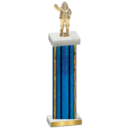 Single Blue Glacier Holiday Trophy