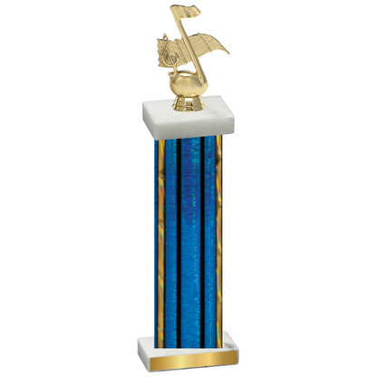 Single Blue Glacier Music Trophy