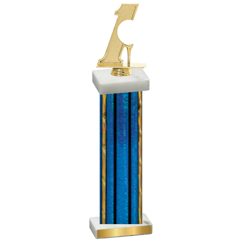 Single Blue Glacier Golf Trophy