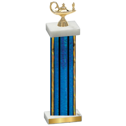 Single Blue Glacier Academics Trophy