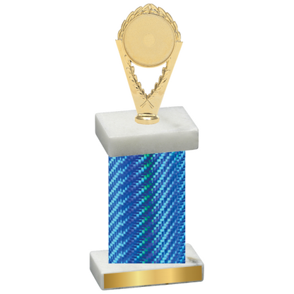 Single Blue Carbon Fiber Insert Trophy