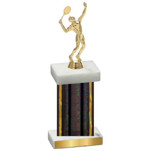 Single Black Glacier Tennis Trophy