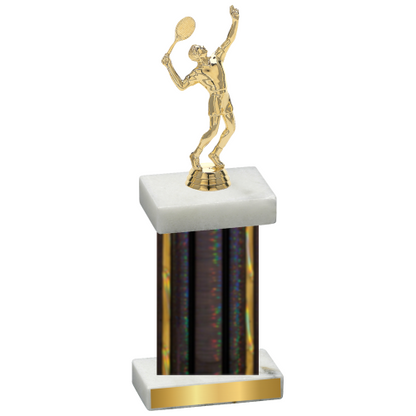 Single Black Glacier Tennis Trophy