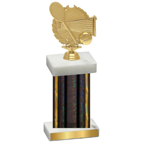 Single Black Glacier Tennis Trophy