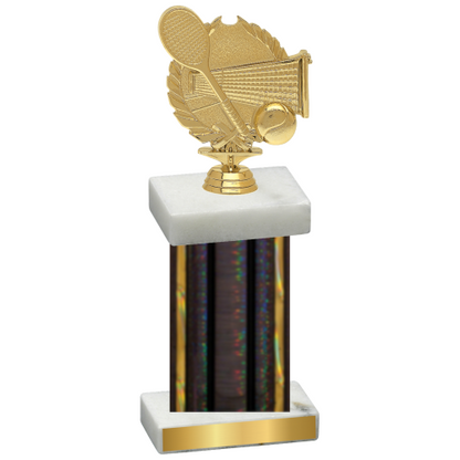 Single Black Glacier Tennis Trophy