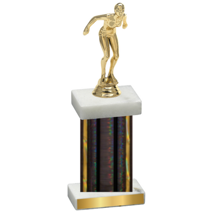 Single Black Glacier Tennis Trophy