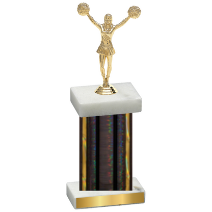 Single Black Glacier Cheerleading Trophy