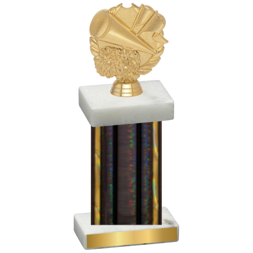 Single Black Glacier Cheerleading Trophy