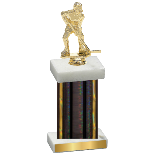 Single Black Glacier Hockey Trophy