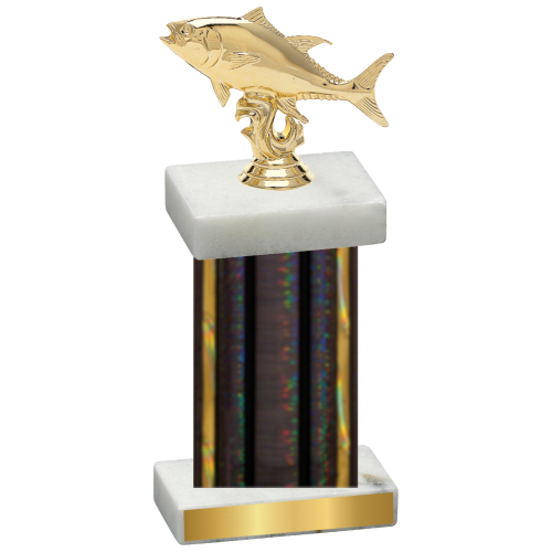 Single Black Glacier Fishing Trophy