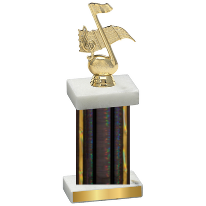 Single Black Glacier Music Trophy