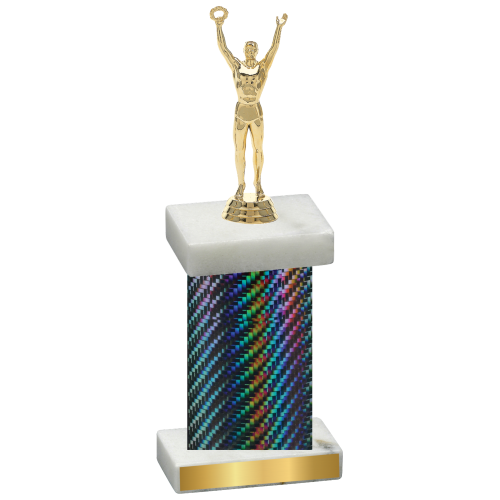 Single Black Carbon Fiber Victory Trophy