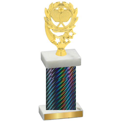 Single Black Carbon Fiber Pickleball Trophy