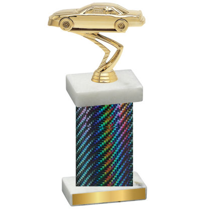 Single Black Carbon Fiber Cars Trophy