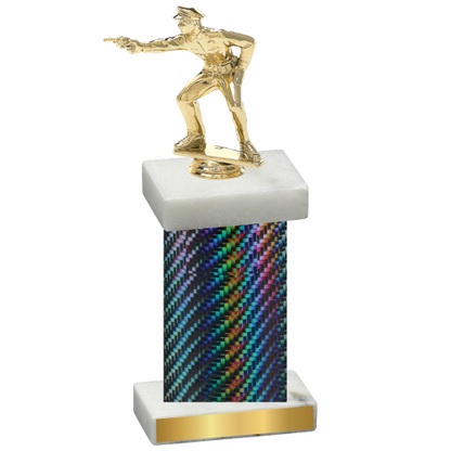 Single Black Carbon Fiber Shooter Trophy