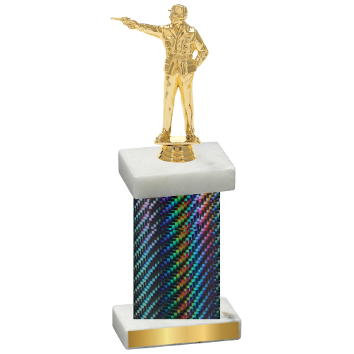 Single Black Carbon Fiber Shooter Trophy