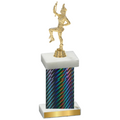 Single Black Carbon Fiber Majorette Trophy