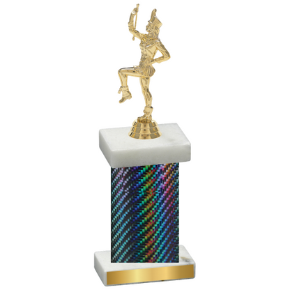 Single Black Carbon Fiber Majorette Trophy