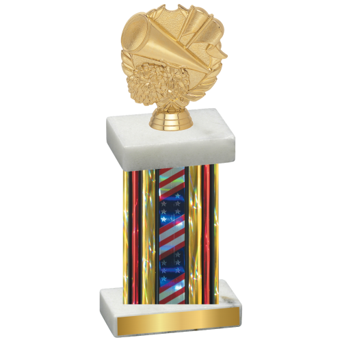 Single Flag USA Cheerleading Trophy