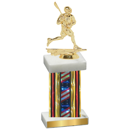 Single Flag USA Lacrosse Trophy