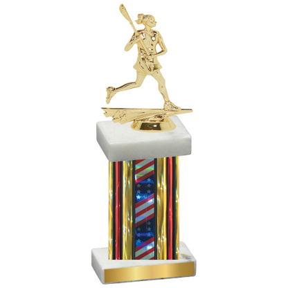 Single Flag USA Lacrosse Trophy