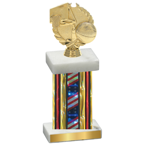 Single Flag USA Basketball Trophy