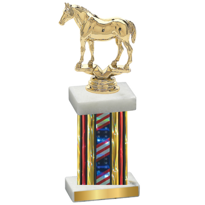 Single Flag USA Horses Trophy