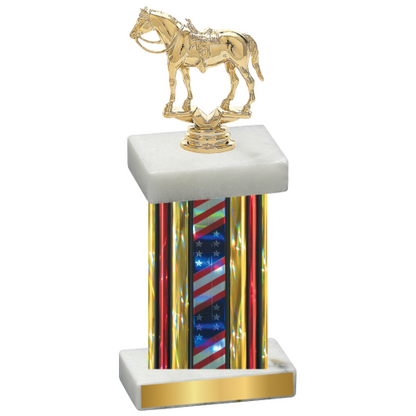 Single Flag USA Horses Trophy