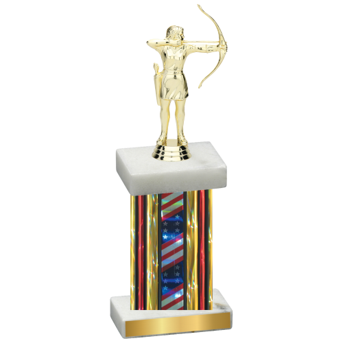 Single Flag USA Archery Trophy