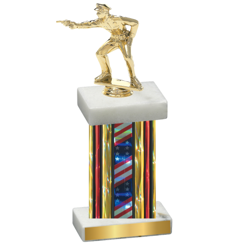 Single Flag USA Shooter Trophy