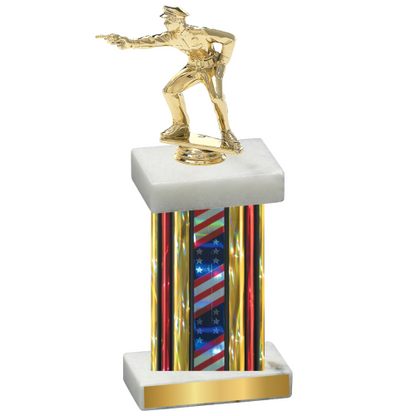 Single Flag USA Shooter Trophy