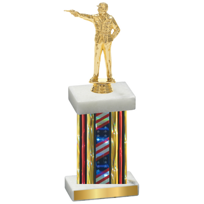 Single Flag USA Shooter Trophy