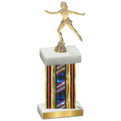 Single Flag USA Skater Trophy