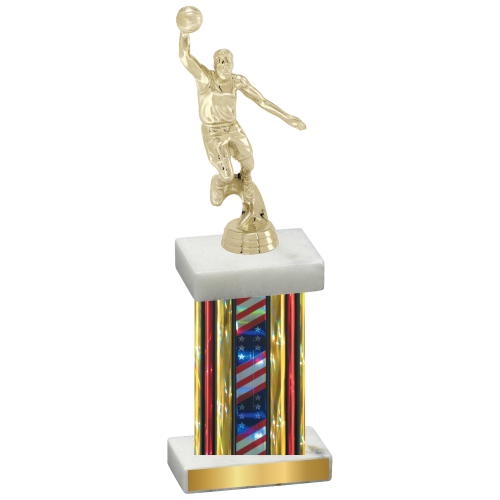 Single Flag USA Basketball Trophy