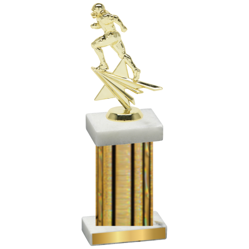 Single Gold Glacier Football Trophy