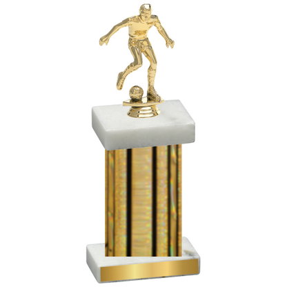 Single Gold Glacier Soccer Trophy