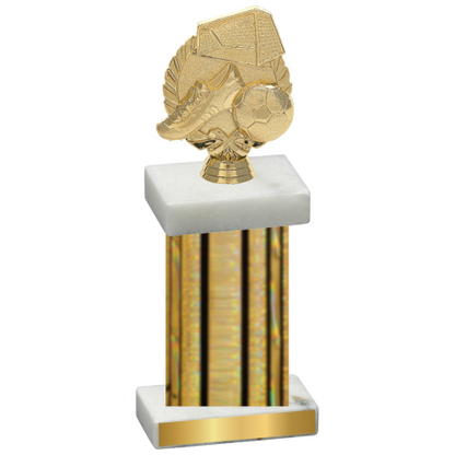 Single Gold Glacier Soccer Trophy