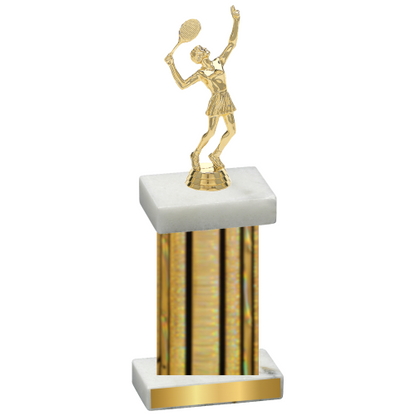 Single Gold Glacier Tennis Trophy