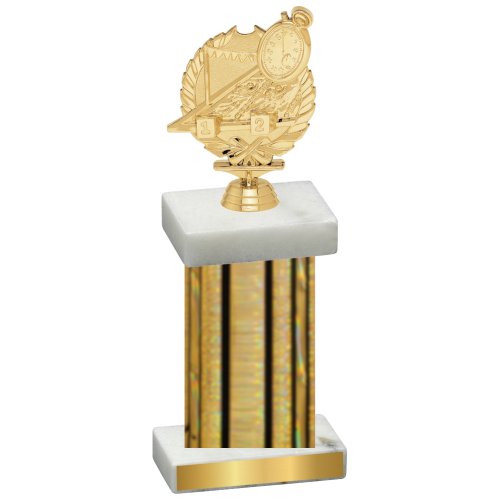 Single Gold Glacier Swimming Trophy