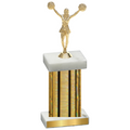 Single Gold Glacier Cheerleading Trophy