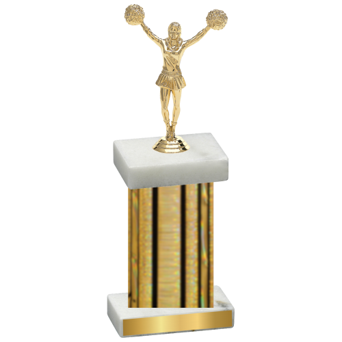 Single Gold Glacier Cheerleading Trophy