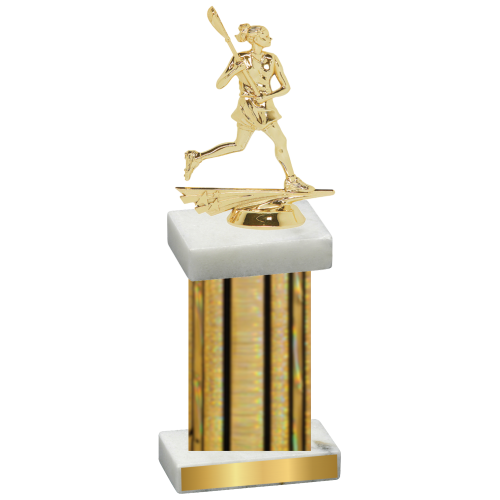 Single Gold Glacier Lacrosse Trophy